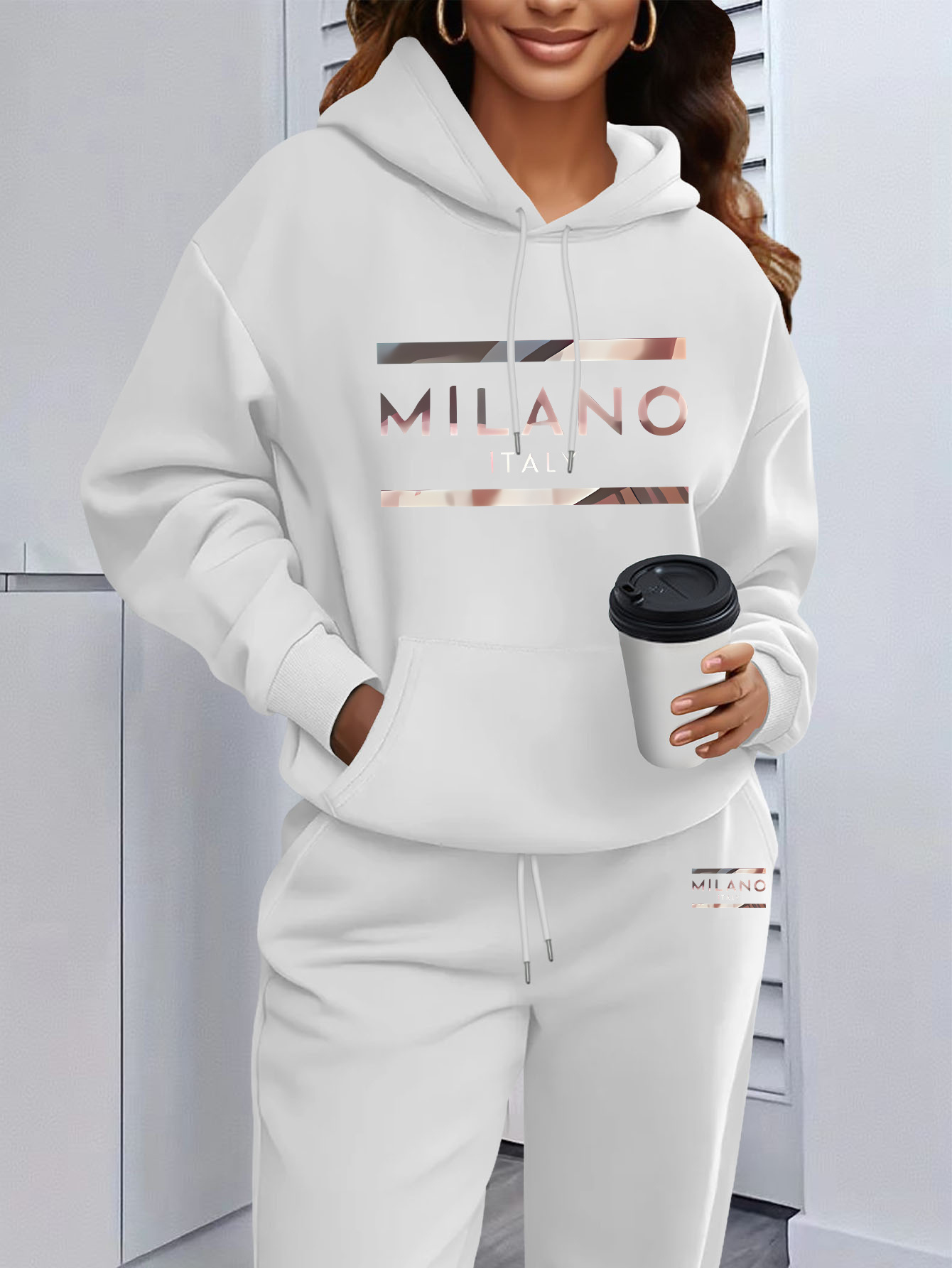 2026 Womens Print Hooded Sweat - Winter Clothing For Women review and price