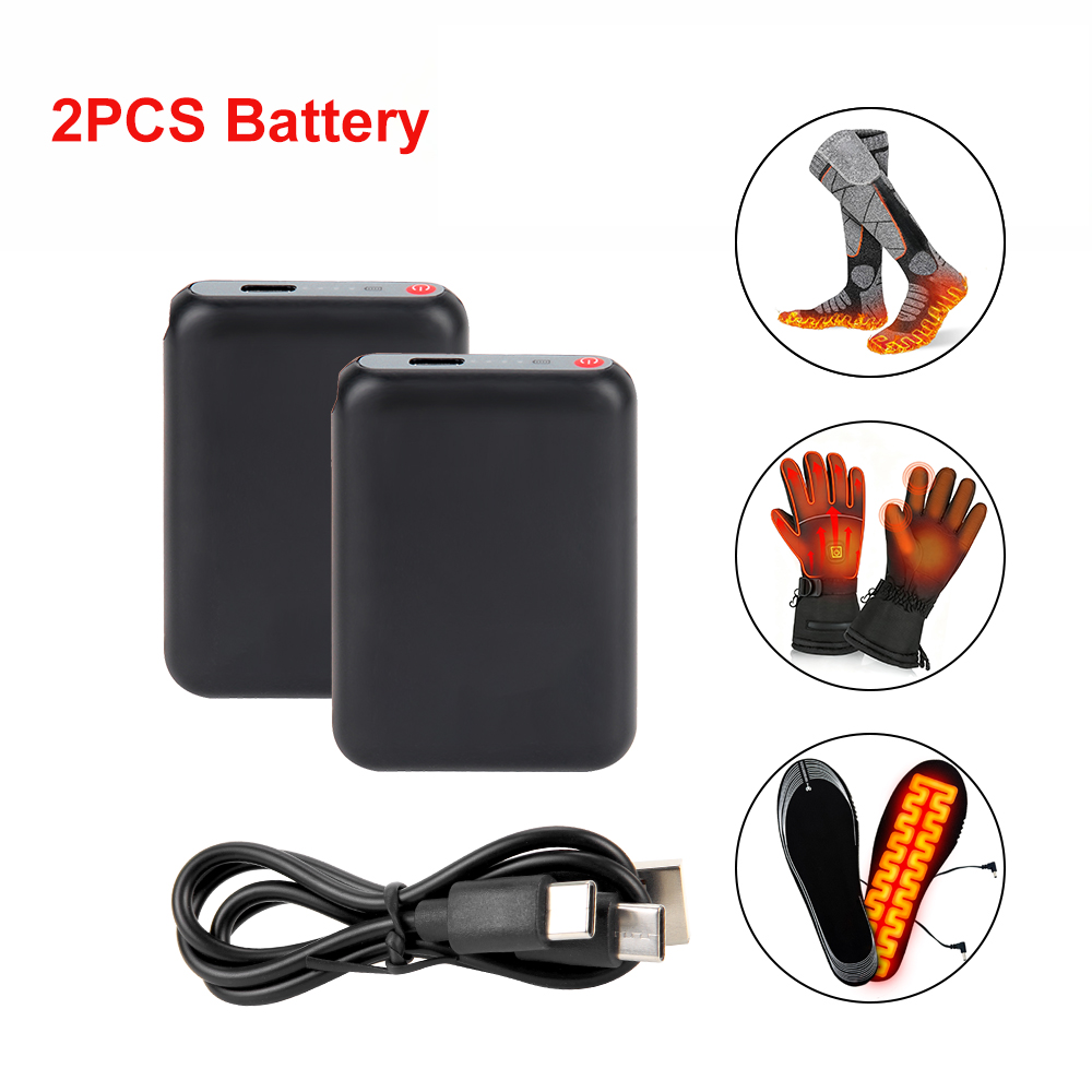 5V 6000mAh Heated Socks Batter - Heated Gloves Electric review and price